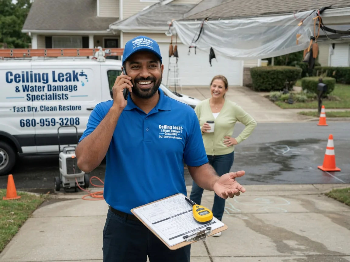 Ceiling Leak Cleanup Woodbine, GA FAQs